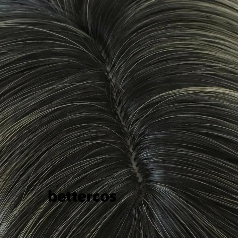 ¡Nuevo! Peluca de Cosplay sintética Kozume Kenma, peluca corta de Anime de 30cm con gradiente de teñido, pelucas sintéticas resistentes al calor para Halloween + gorro de peluca