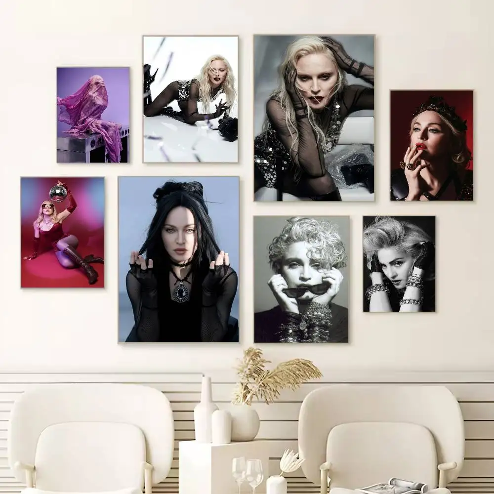 

M-Madonna Confessions I Feel So Free Poster HD Quality Wall Art Retro Posters For Home Room Wall Decor Self Adhesive