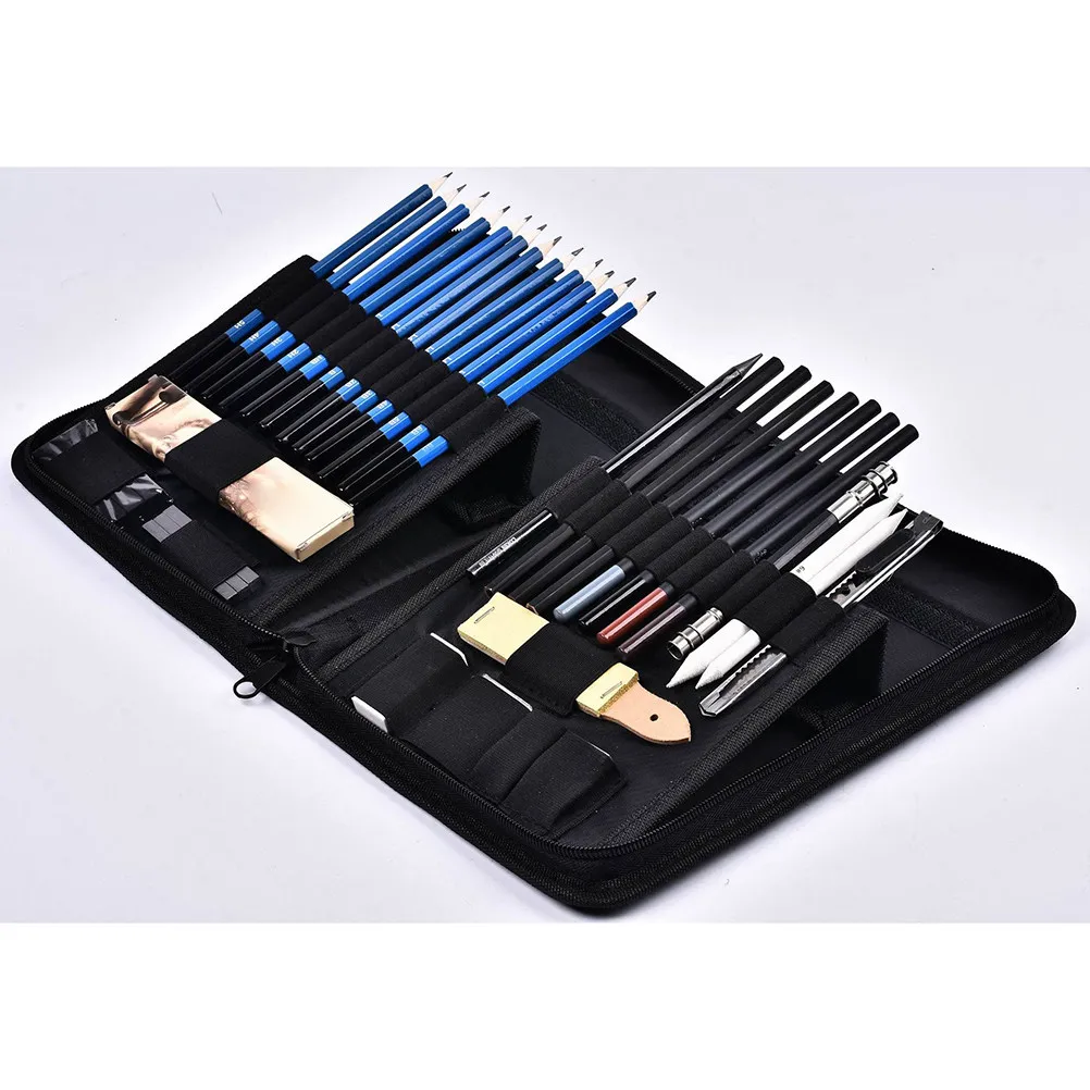 

40Pcs Professional Sketching Drawing Pencils Set Art Supplies Kit Bag for Adults Kids Students Art Supplies Sketch Tool Set