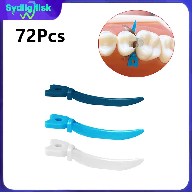 

72Pcs/box Dental Tulwar Wedges Refill Wedge For Sectional Matrix System S/M/L Disposable Plastic Wedges Dentistry Materials Tool