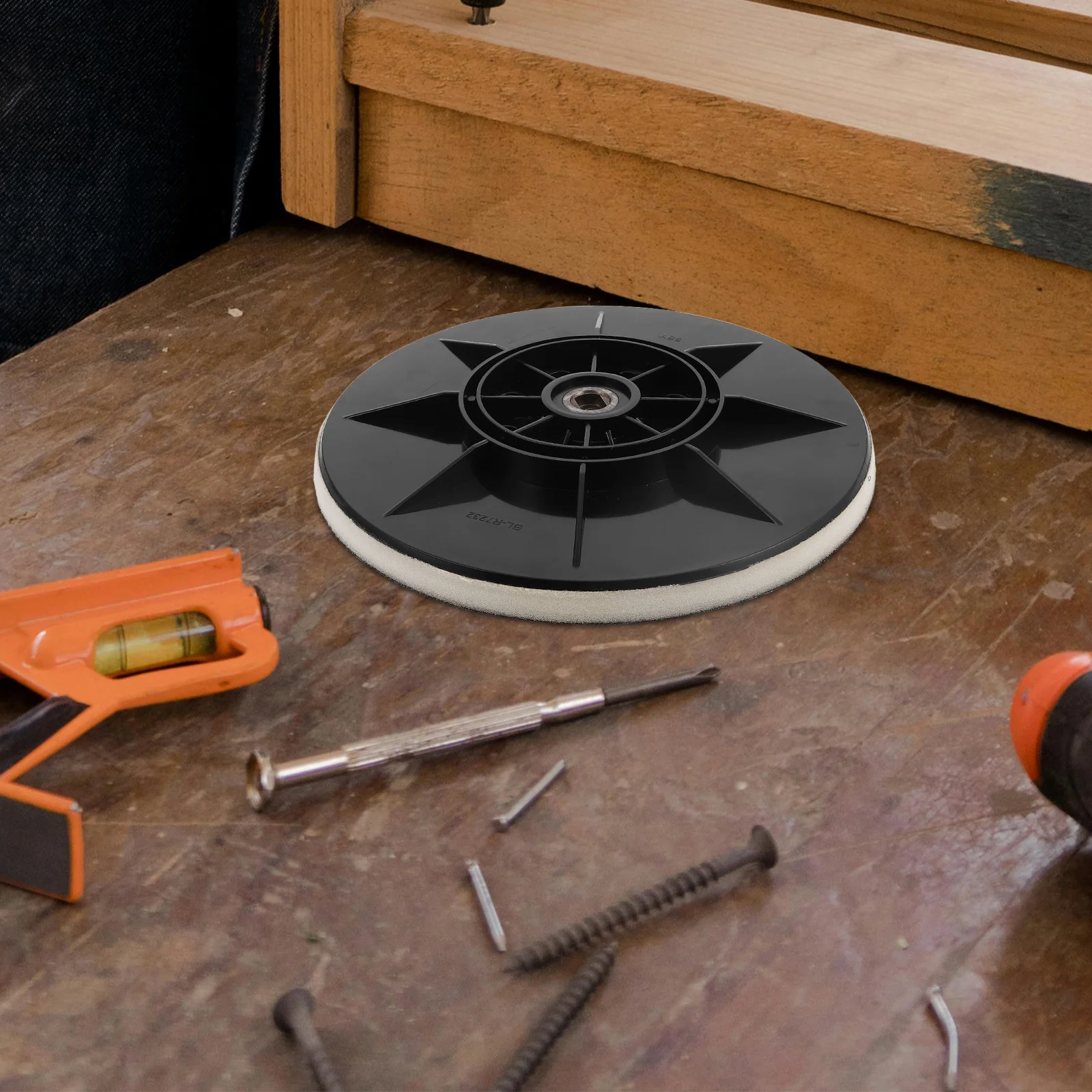 

Полировальная подушечка для стен, плоская пряжка с резьбой, основание наждачной бумаги, прочный клей, сменная подложка для полировки большой площади