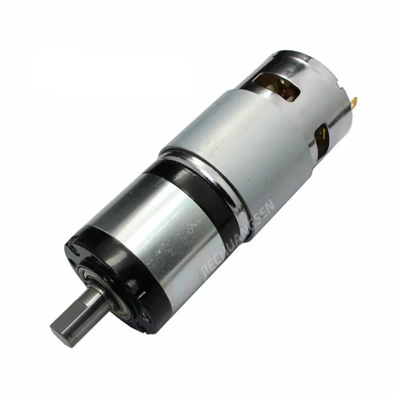 Imagem -02 - High Torque dc Gear Motor Caixa de Engrenagem Planetária Ventilador Secador de Cabelo Motor Esteira 42gp 775 12v 24v 42 mm