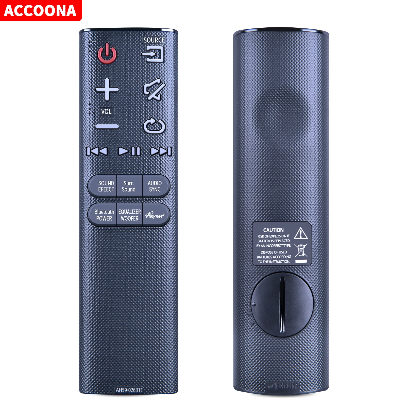 New Replacement Remote control AH59-02631E Compatible with Samsung Soundbar HWH7500 HWH7501 HWH7550 HW-H7500 HW- H7501 HW-H7550