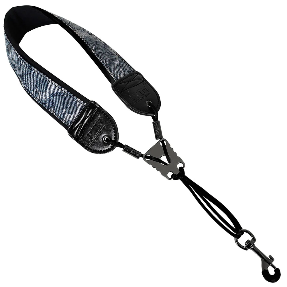 Saxophone Strap EVA Cotton Adjustable for Alto Tenor Sax Comfortable Ergonomic Reduces Shoulder Burden Easy Install