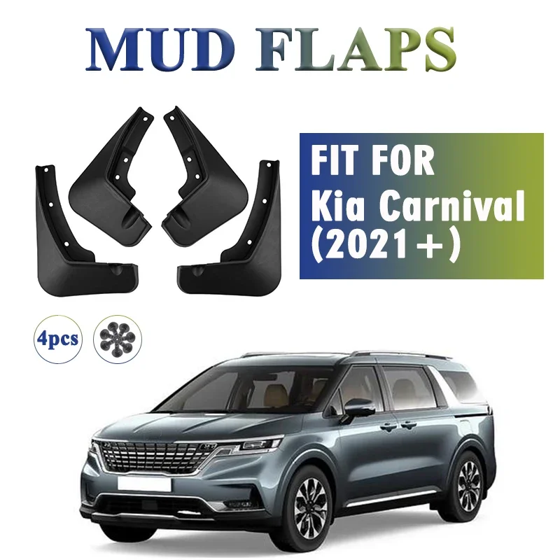 

2021 2022 2023 2024 2025 KIA Carnival Mud Flaps Guard Splash Mudguard Fender Mudflaps Car Accessories Front Rear 4pcs