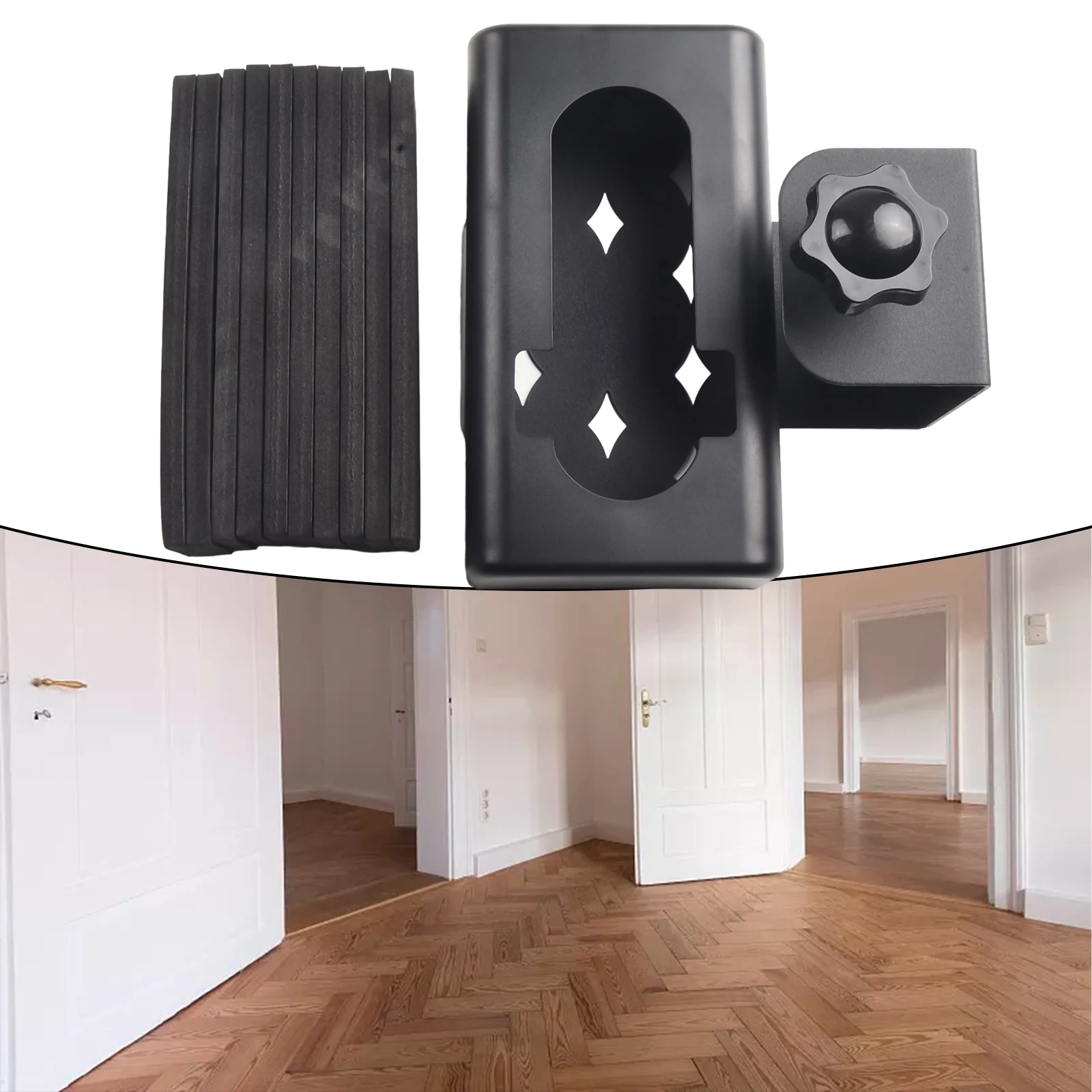 

No Drill Anti Theft Doorbell Bracket for Video Doorbell 1 2 3 Secure Mounting with Stainless Steel and Aluminum Alloy