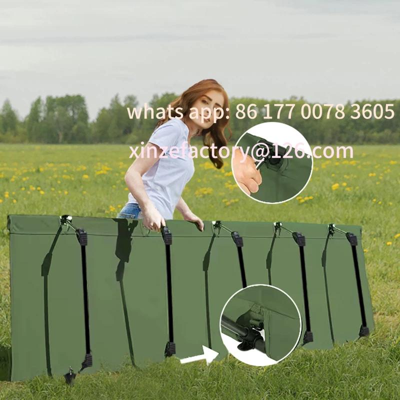 

Customizable Camping Cot Portable Folding Bed Outdoor Ultralight Compact Tent Bed for Camping Travel Backpacking Hiking