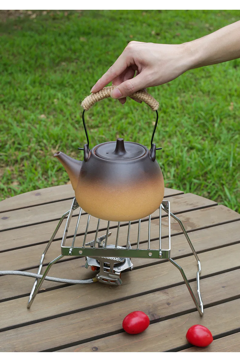 Edelstahl Klappbarer Lagerfeuer-Grill Tragbar Multifunktional Hohe Temperatur- und Korrosionsbeständigkeit Outdoor Camping Barbecue – Detail 11