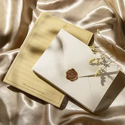 Sobres sólidos simples de 5/10 piezas, sobres para tarjetas postales de regalo, papelería coreana, cubierta para tarjetas de invitación de boda, suministros de oficina