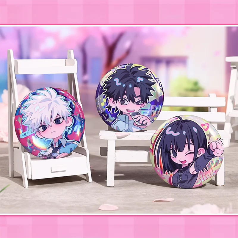 

Sunsyea Link Click Shiguang Daili Ren Official Merch Summer Series Badge Charles Lucas Jo