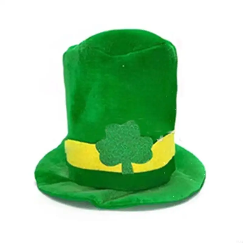 P88A Green Leprechaun Hat Patrick Day Hat Irish Leprechaun Hat Irish Tie Bowtie