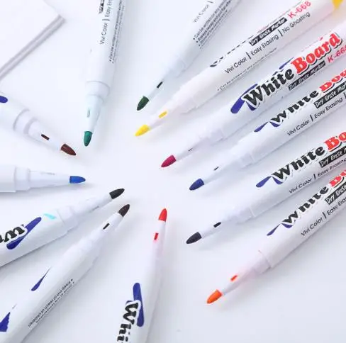 Floating creative students color pen whiteboard pen interesting fancy drawing pen