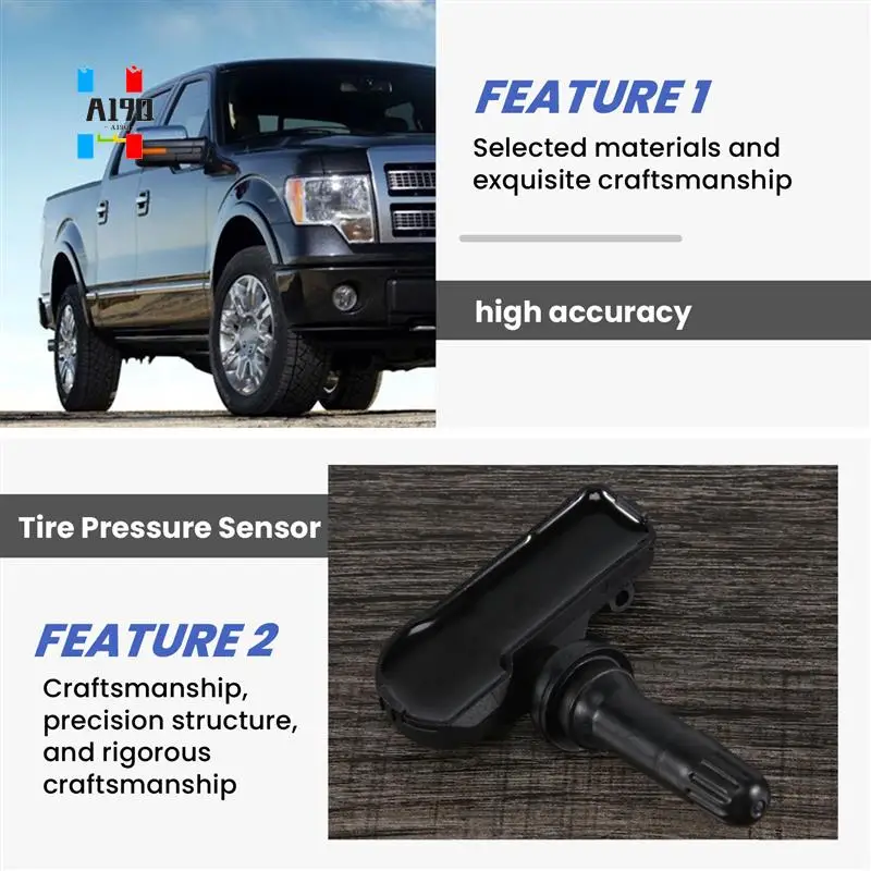 

A19Q-4Pcs TPMS датчик контроля давления в шинах 315 МГц 9L3T-1A180-AF для Ford Focus Fusion E-150 F-150