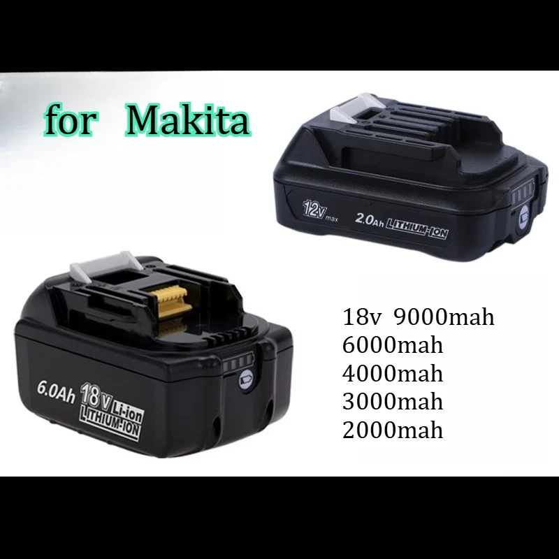 

9000mAh Suitable for Makita 18V Battery Electric Wrench Electric Drill Lithium Battery Charger Range Charging Battery