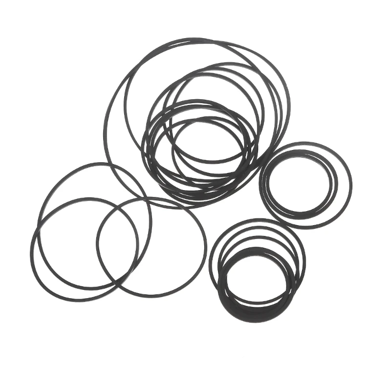 20PCS 1mm Square Folded Rubber Belt for Recorders 35-65mm 190mm
