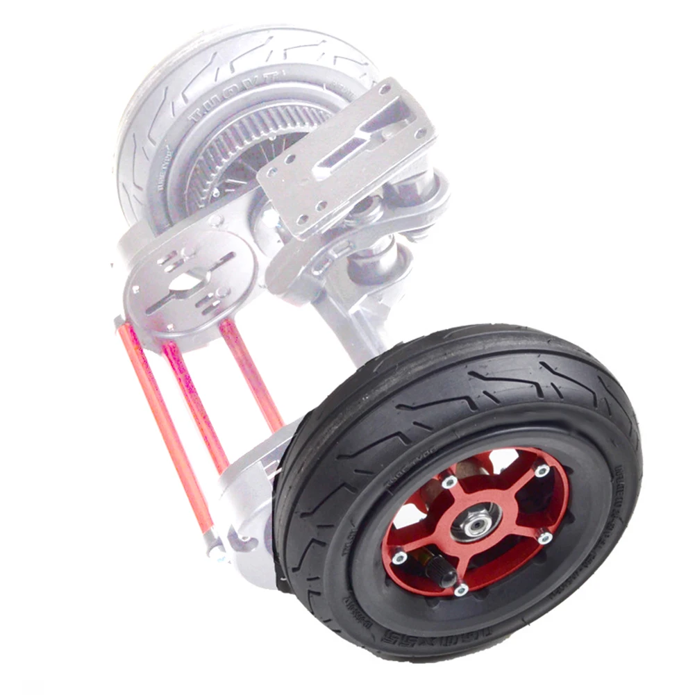 

Electric Skateboards Wheel with 160mm Diameter Pneumatic Tire and Aluminum Alloy Hub Replacement Part for Off Road Skateboards