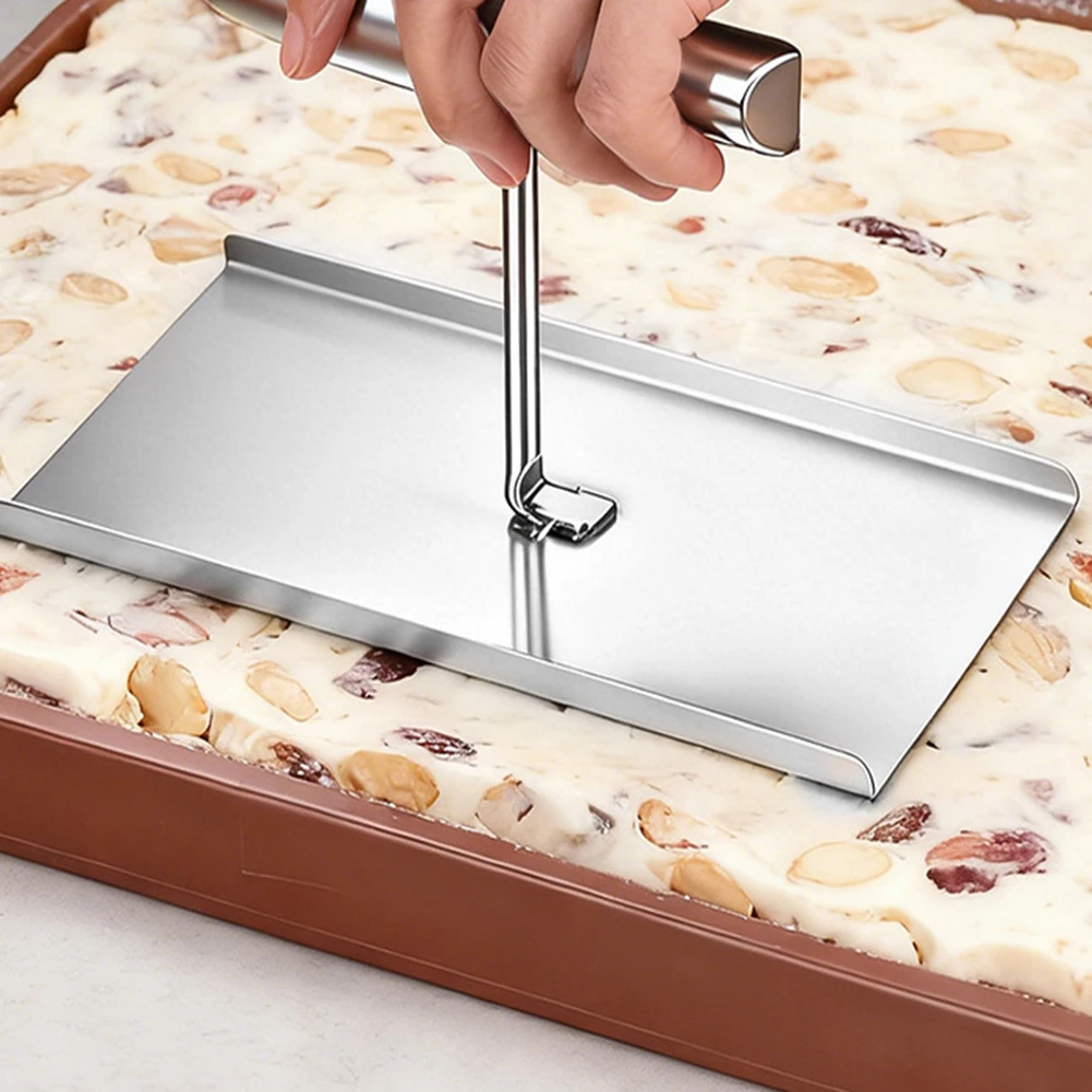 Multi-Functional Stainless Steel Press Flattener for Perfectly Shaped Snowflake Nougat Gelatin Cakes 430 Material