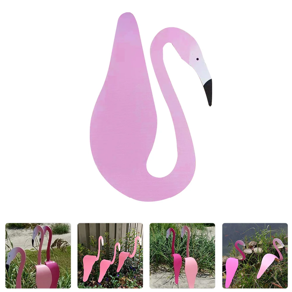 

Flamingo Windmill Swirl Sculpture Garden Stake Chimes Flamingos for Yard Bird Backyard Animal