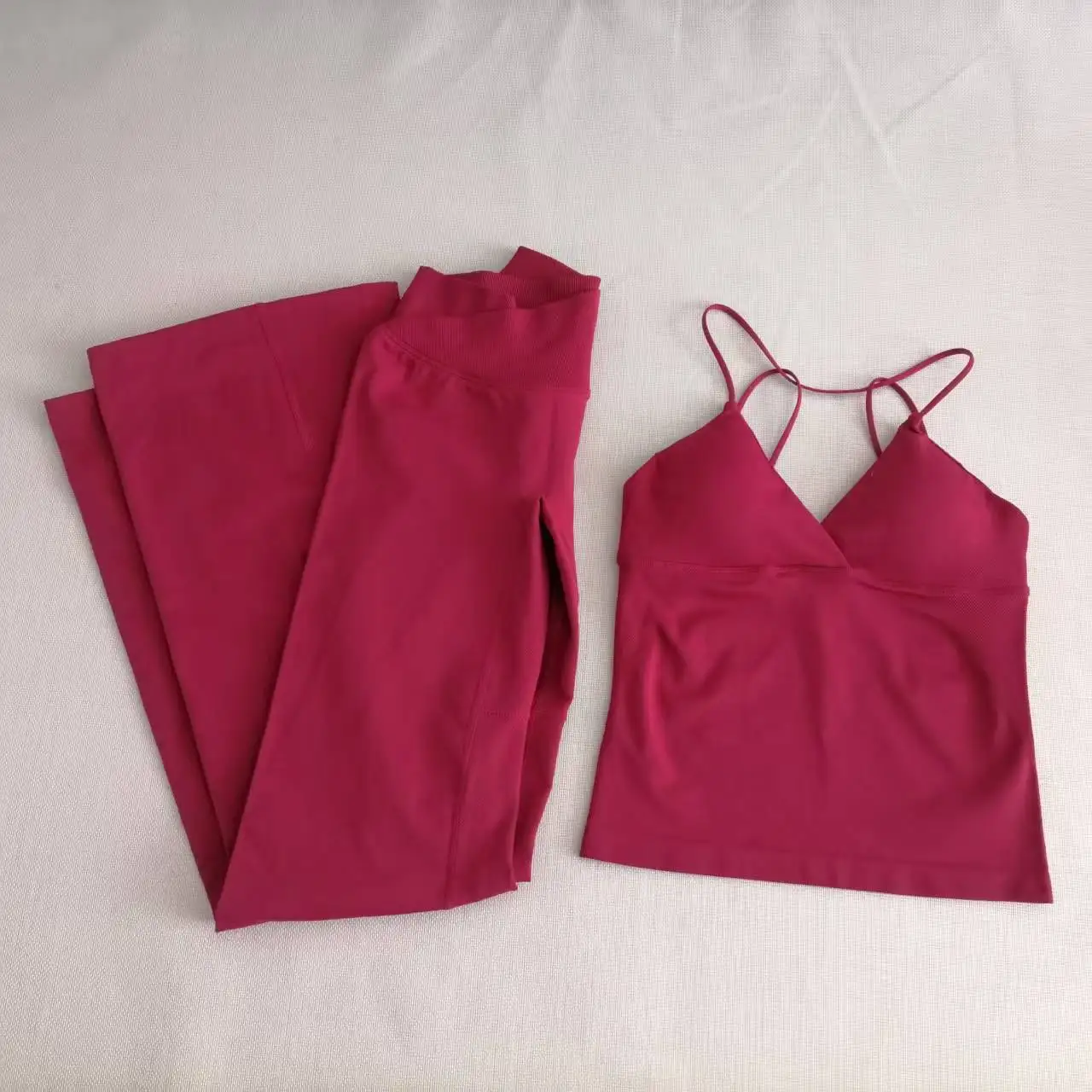 Vision Twist Front Longline Top Gym Tank Top Women Padded Yoga Vest Backless Workout Fitness Camisole Sexy Running Sports Tops