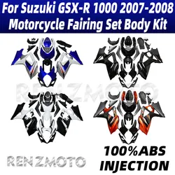 For Suzuki GSX-R 1000 2007-2008 K7 K8 Motorcycle Set Body Kit Fairing GSXR 1000 07-08 Plastic Guard Plate Accessories Shell