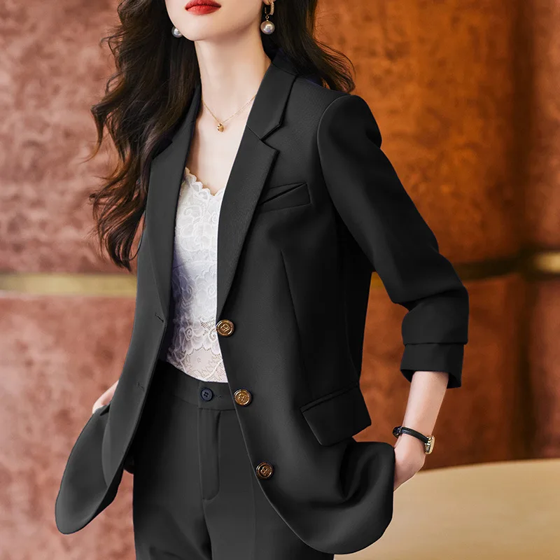 New 2023 Best-Selling Leisure Temperament Office Wear This Year Popular Formal Suit Interview Sales Work Clothes