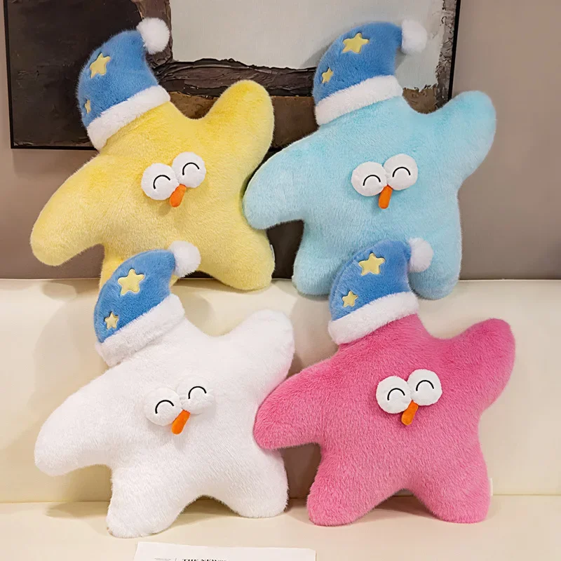 

Fairy Tale Night Moon Star Plush Toys Cozy Soft Stuffed Cartoon Sleeping Throw Pillow Sofa Cushion Lovely Home Decor Nice Gift