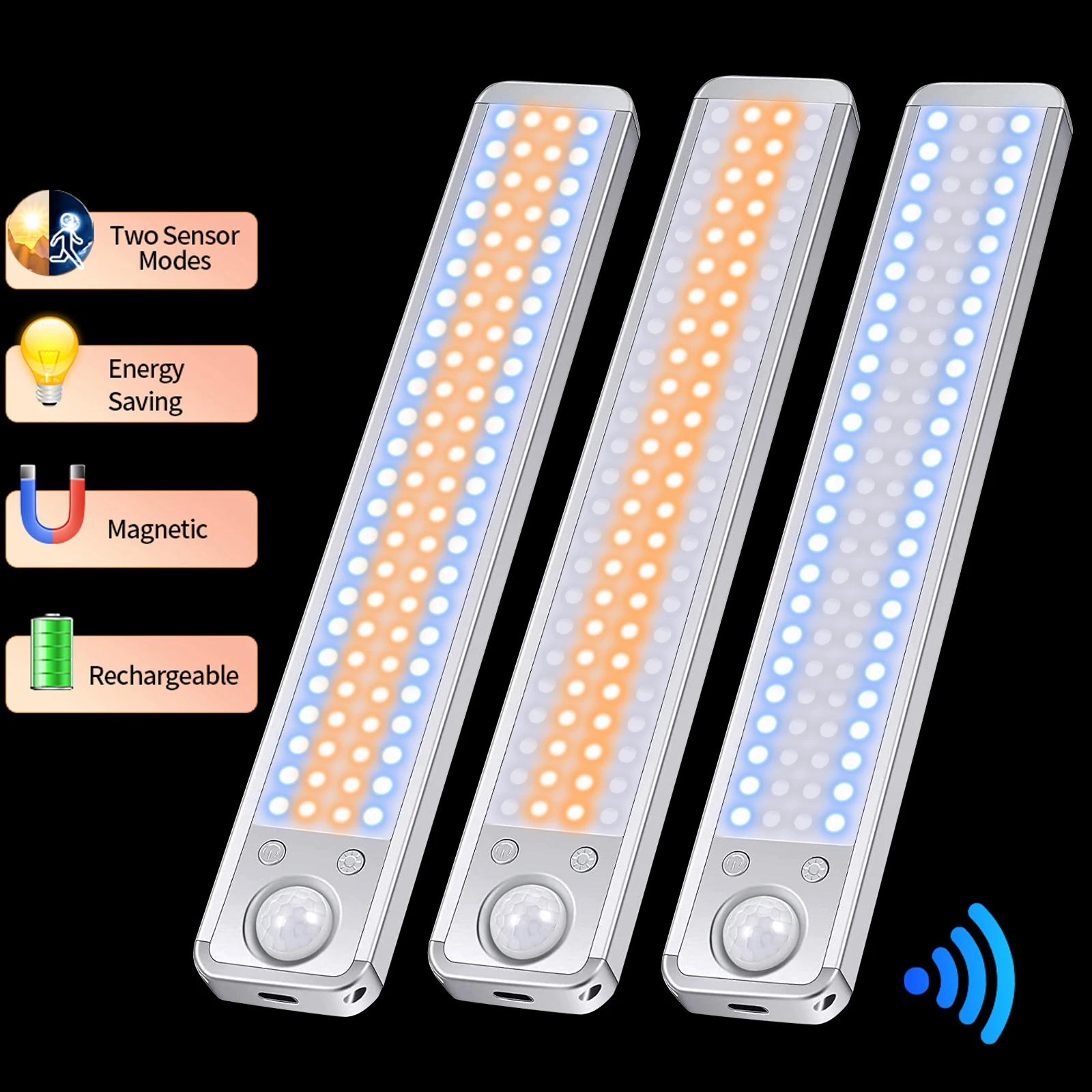 luzes led do armario para cozinha lampada recarregavel com sensor de movimento iluminacao do armario sem fio movimento sob moveis 01