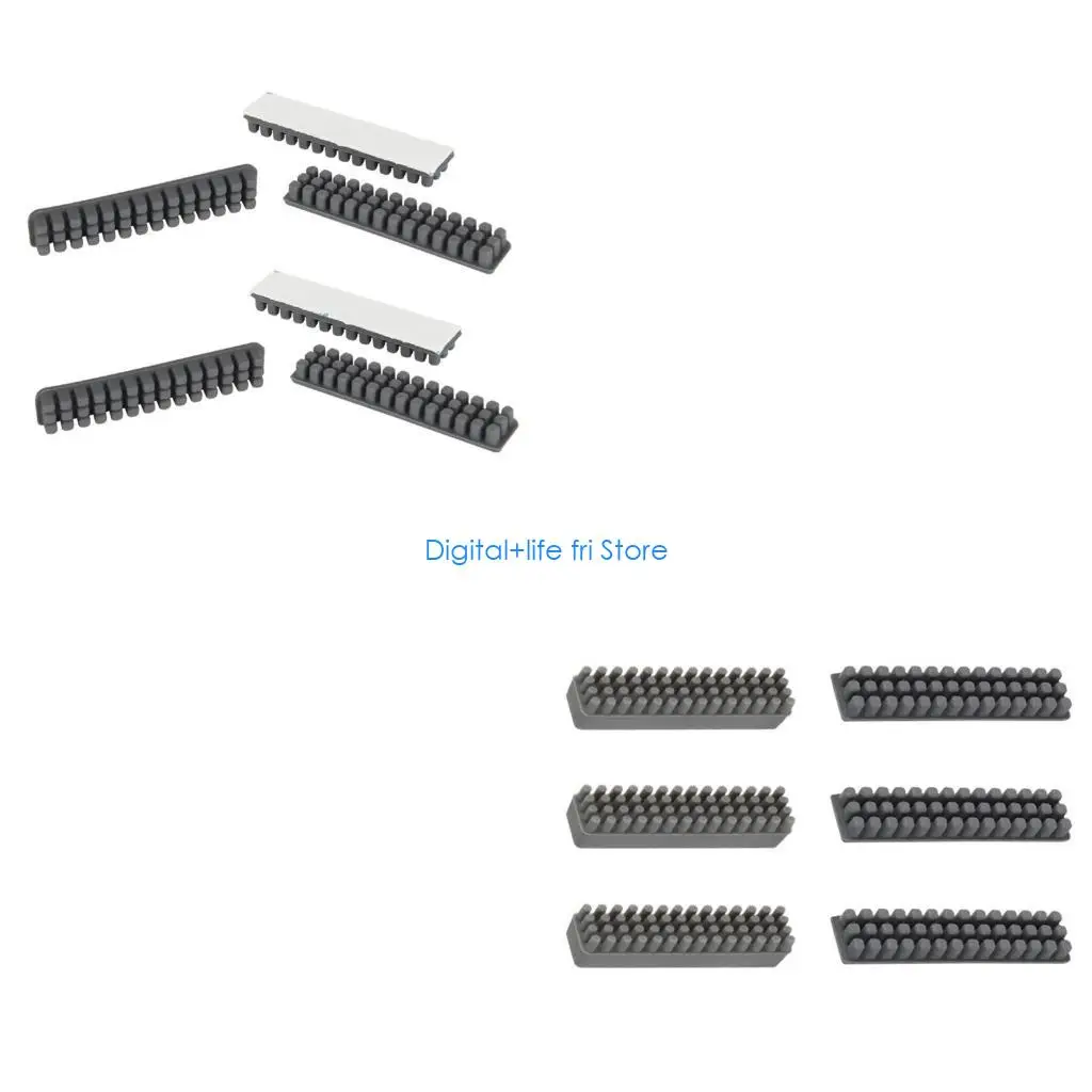 E06D 6pcs Nozzle Cleaning Brush Silicone Nozzle Brushes for Lab Mini Printer