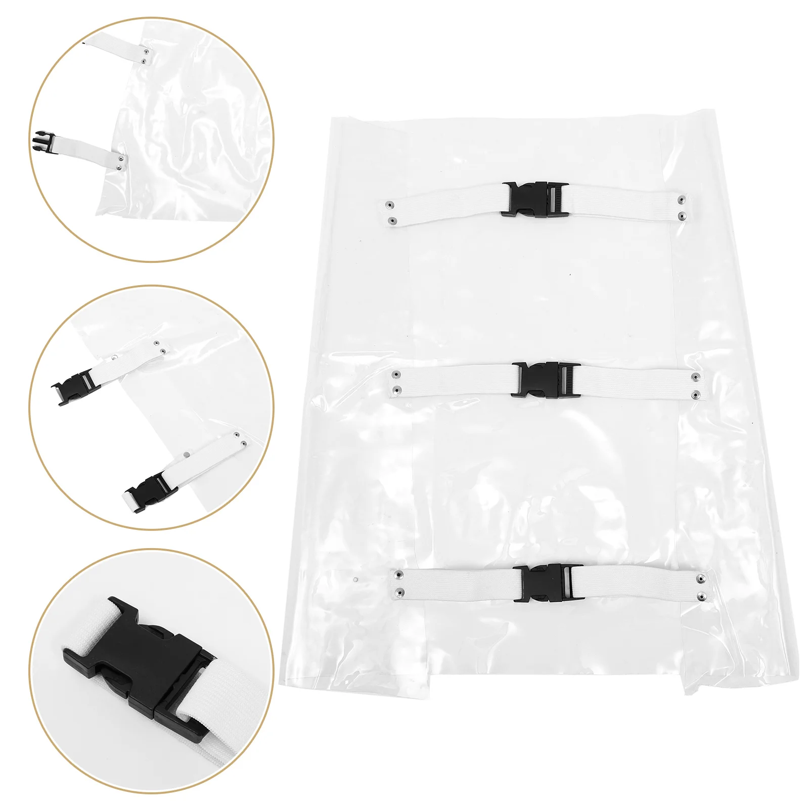 

1PC Dental Chair Cover Transparent Foot Pad Dental Recliner End Protector Adjustable Foot Cushion Dental Chair Mat