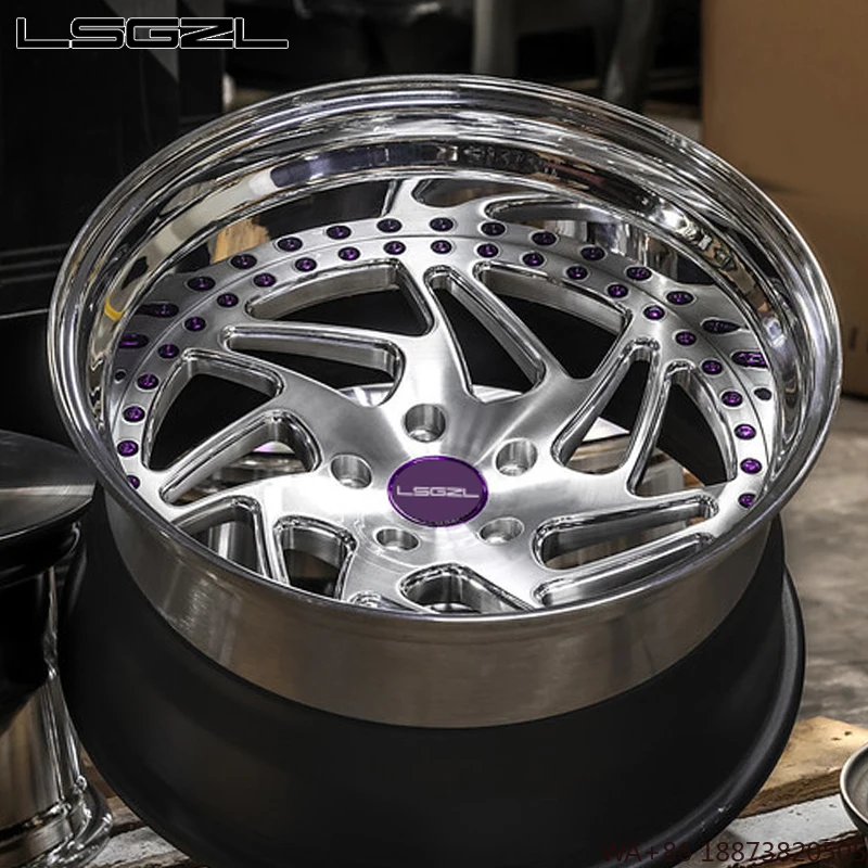 

Кованые диски из сплава OEM на заказ 5x114.3 5x112, колеса в хромированном матовом черном глубоком антенке для BMW Audi URUS Nissan c8 18-22 дюйма 30 мм ET