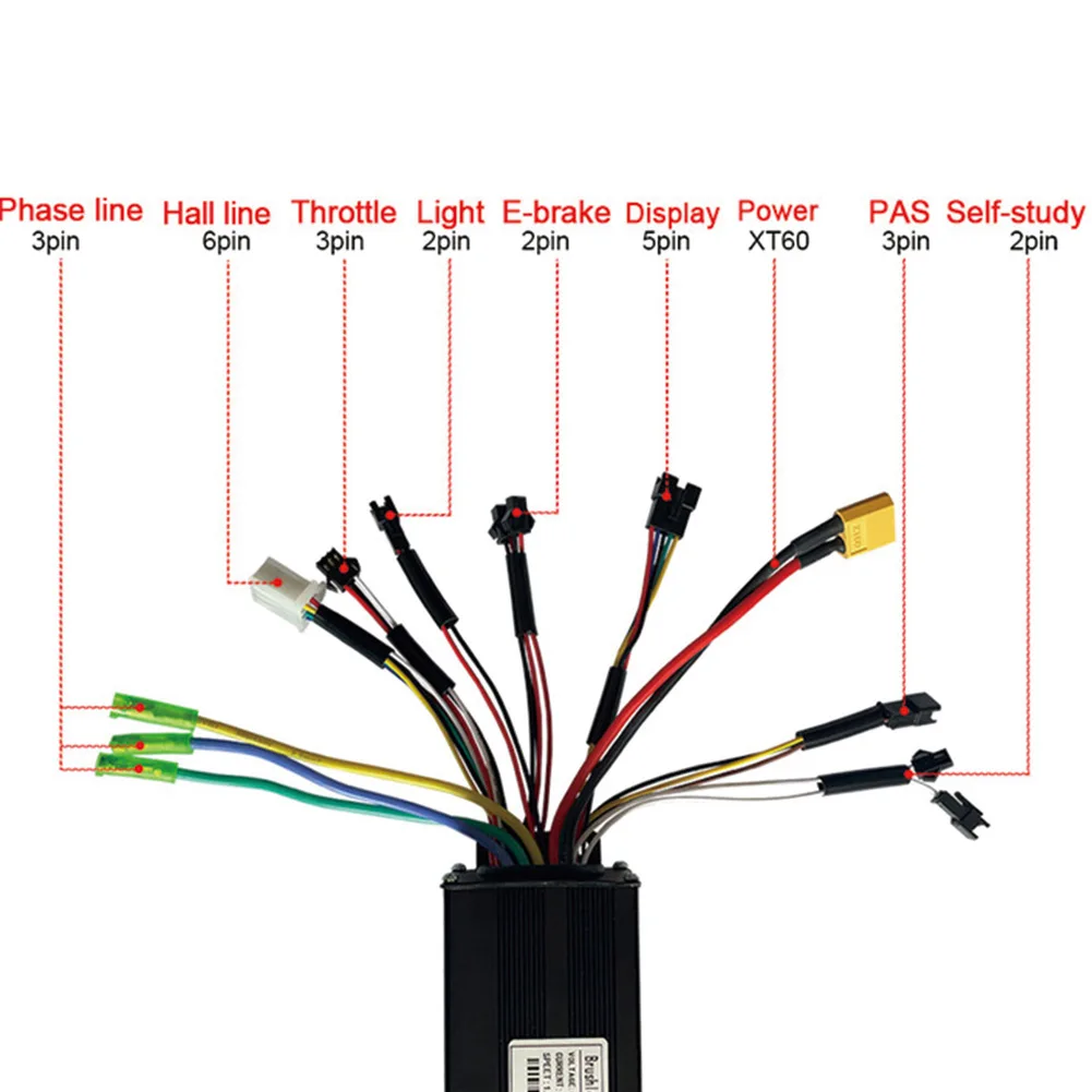 Long lasting Sine for Wave Controller with V889Display Control Panel for Improved Electric Bike and Scooter Performance