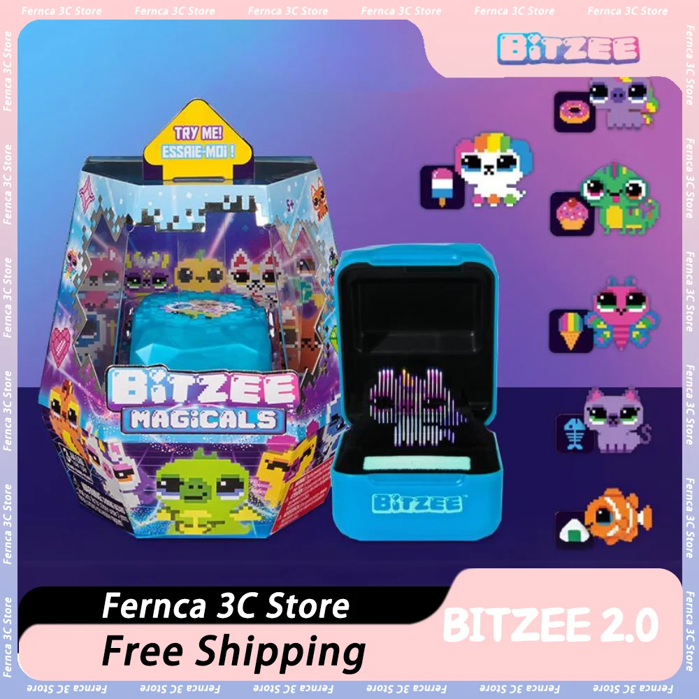 Bitzee 2.0 Magicals Elektronik Dijital Pet Spinmaster Dijital Pet Interaktif Oyuncaklar Sanal Oyun Akıllı Tamagotchi Çocuk Özel Hediye