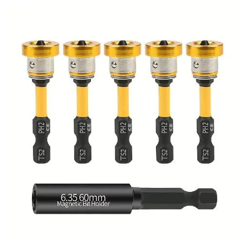 

Strong magnetic circle limit gypsum board bits impact cross position anti slip screwdriver head woodwork ceiling tool accessory