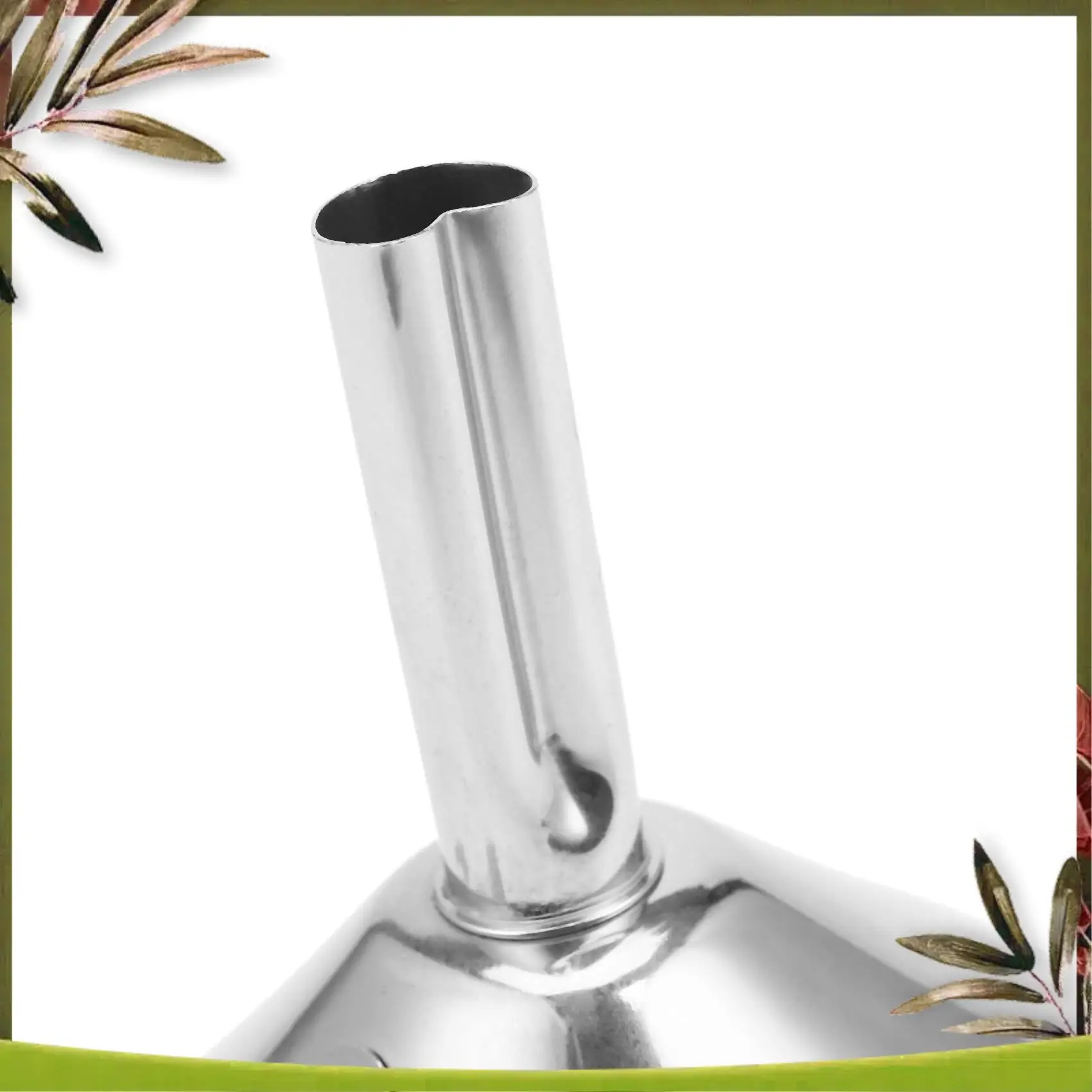 New-Stainless Steel Kitchen Funnel With Detachable Filter For Transporting Liquids& Fluid, Adding Ingredients Jams And Marmalade