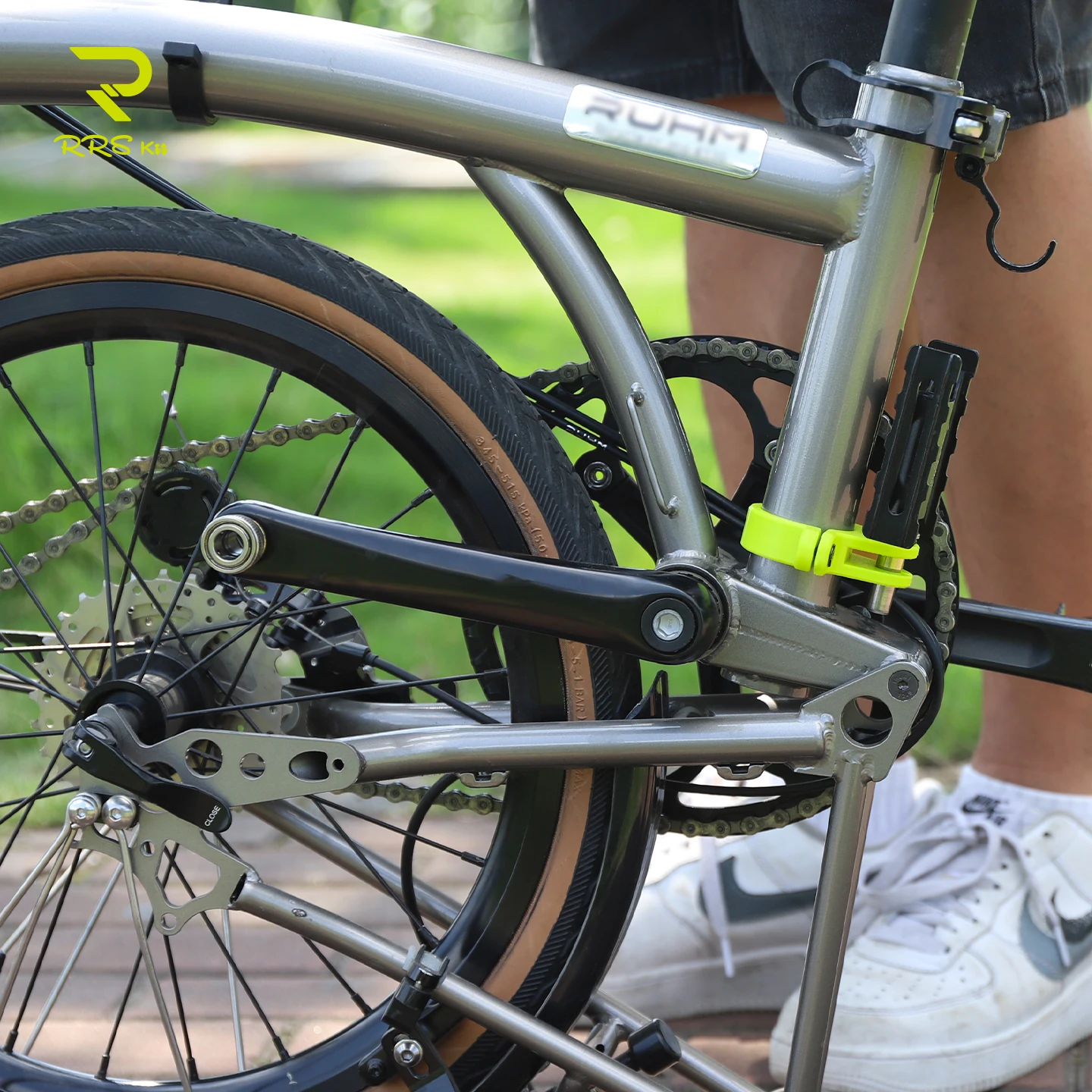 RRSKIT For Brompton Folding Bicycle Quick-release Pedals Storage Bracket Portable Quick-release Foot Pedal Storage Bracket