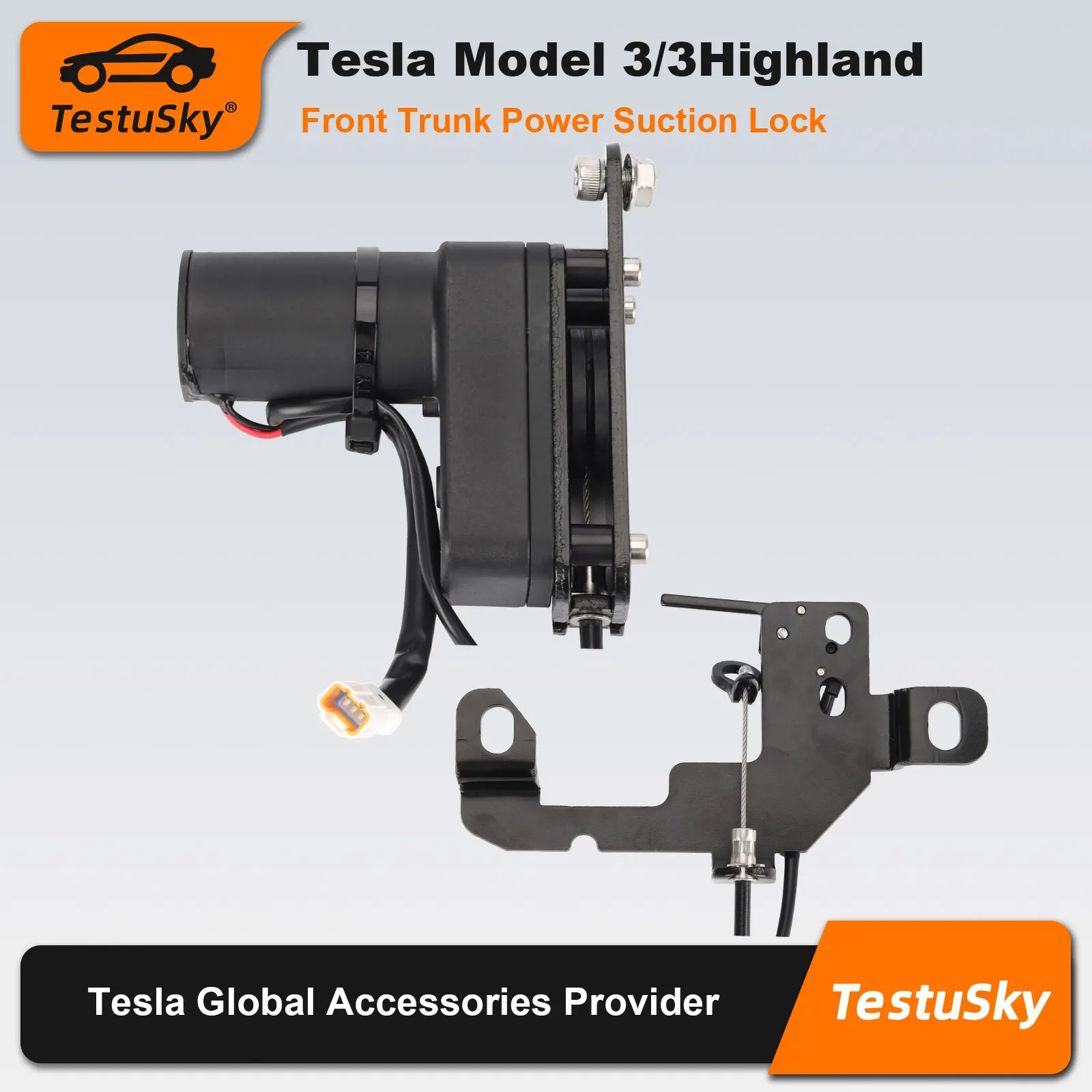 Multiple Control Power Frunk Soft Close Lock For Tesla Model 3 2021- Smart Auto Electric Suction Trunk Gentle Automatic Closing