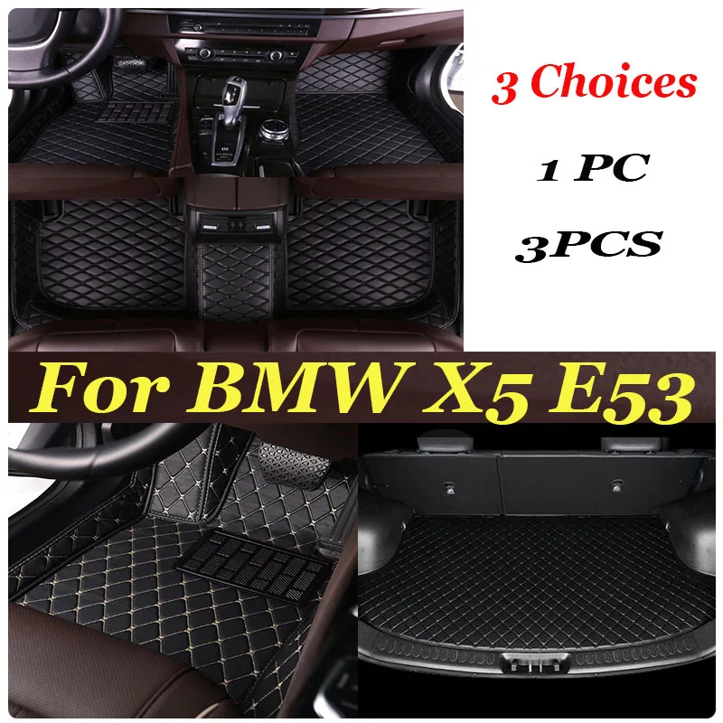 

Car floor mats for BMW X5 E53 2004 2005 2006 2007 Custom auto foot Pads automobile carpet cover