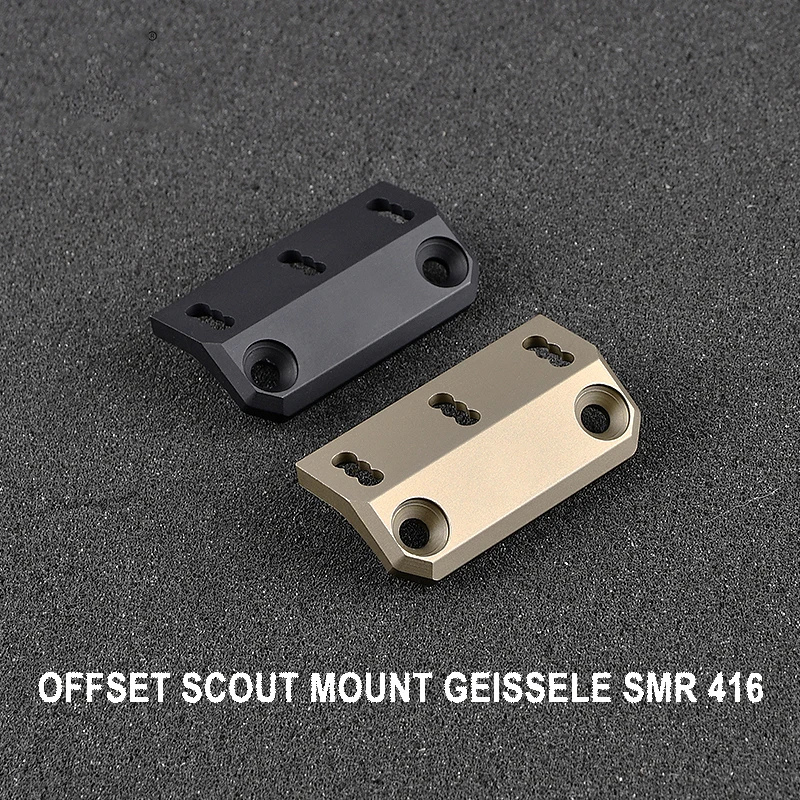 Tactische Trefzekere M300 M600 Offset Scout Mount Fit SMR Rail Base Airsoft PLH V2 350 Zaklamp Mount