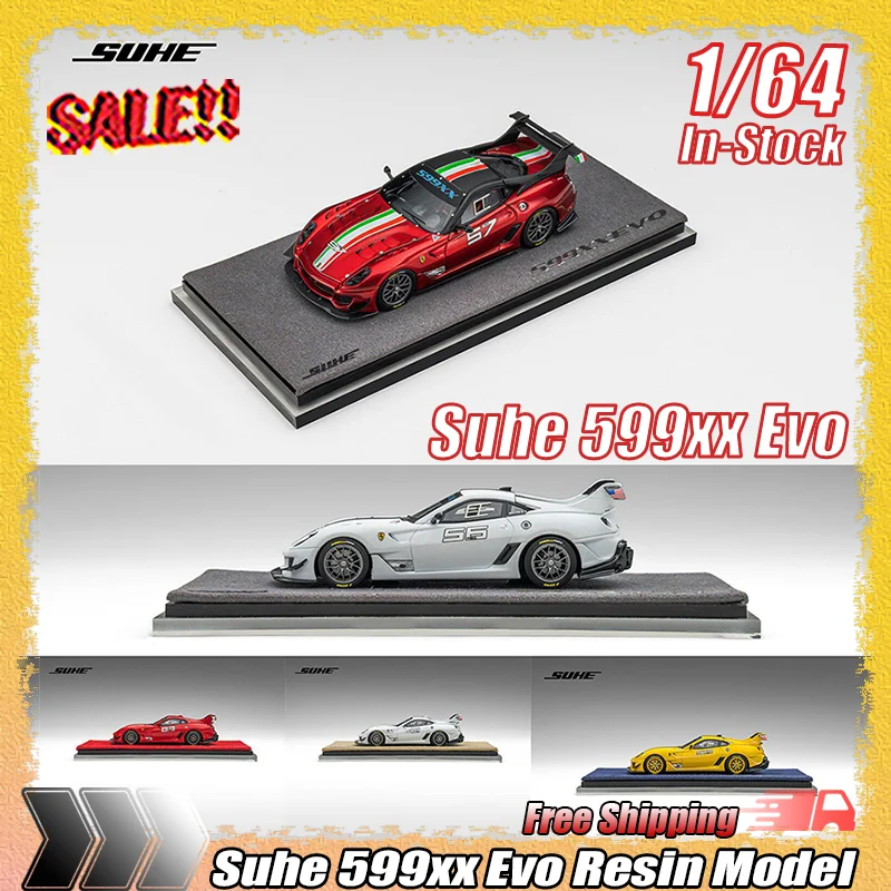 

Suhe 1:64 599xx Evo Resin Car Models Limited Edition High End Static Vehicle Replica For Adult Car Collectors Collection Display