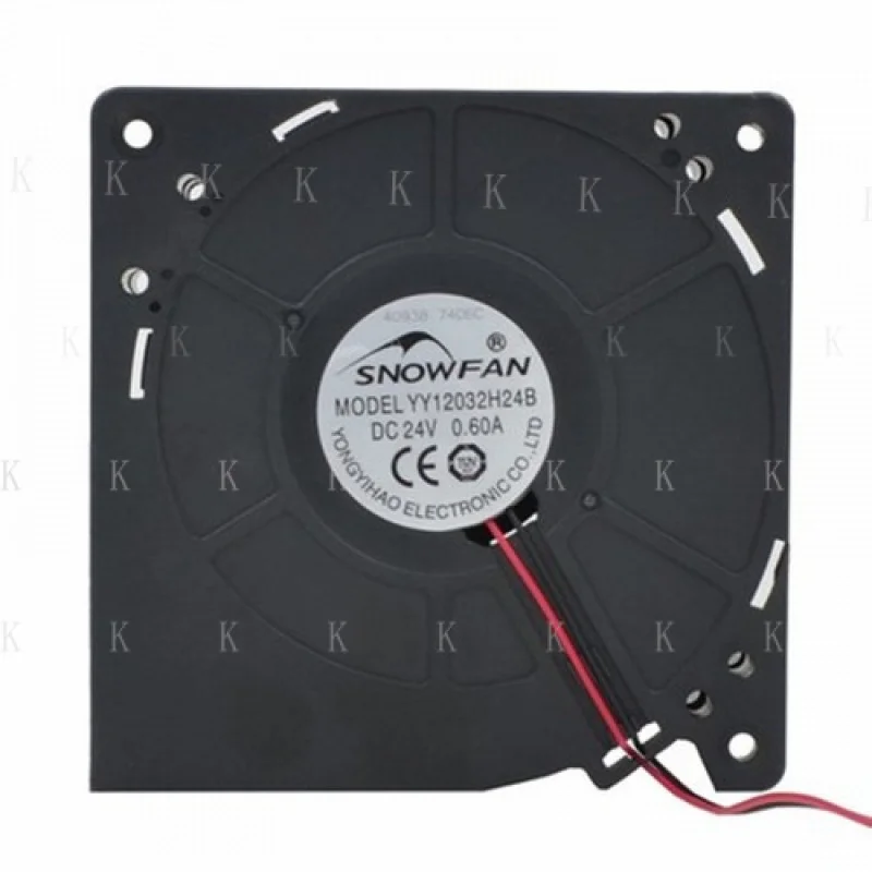 

C ДЛЯ YY12032H24B 24 В 0,60 А вентилятор с двойным шарикоподшипником 12032 турбинный охлаждающий вентилятор 12 см