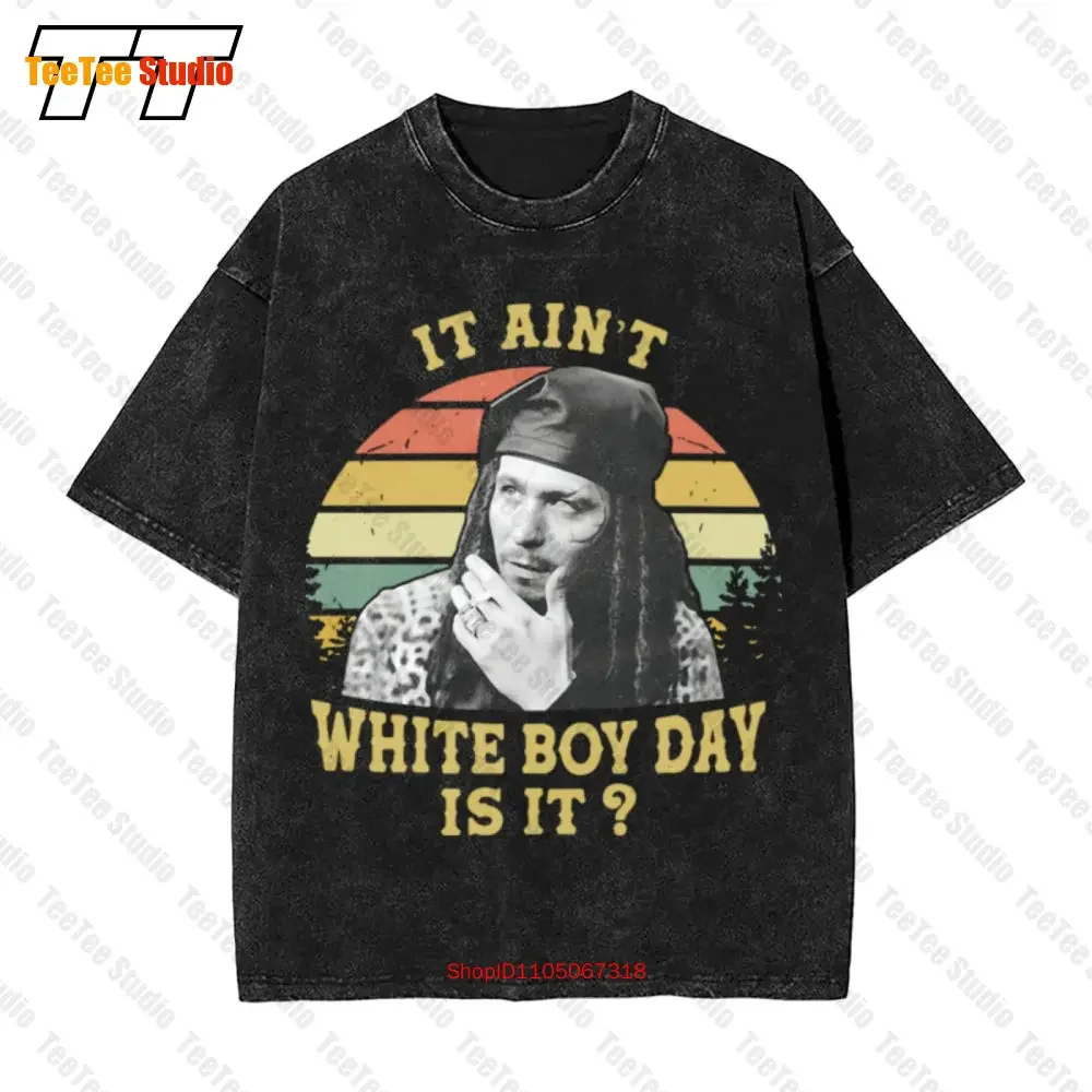 It Aint White Buy Day Is It Spivey Vintage Oversized T-Shirt HO7K