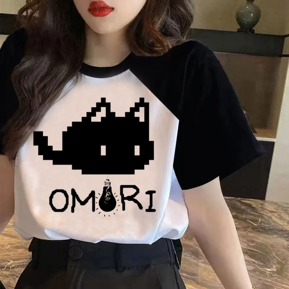 omori Tee women manga graphic Tee girl Japanese funny harajuku clothing