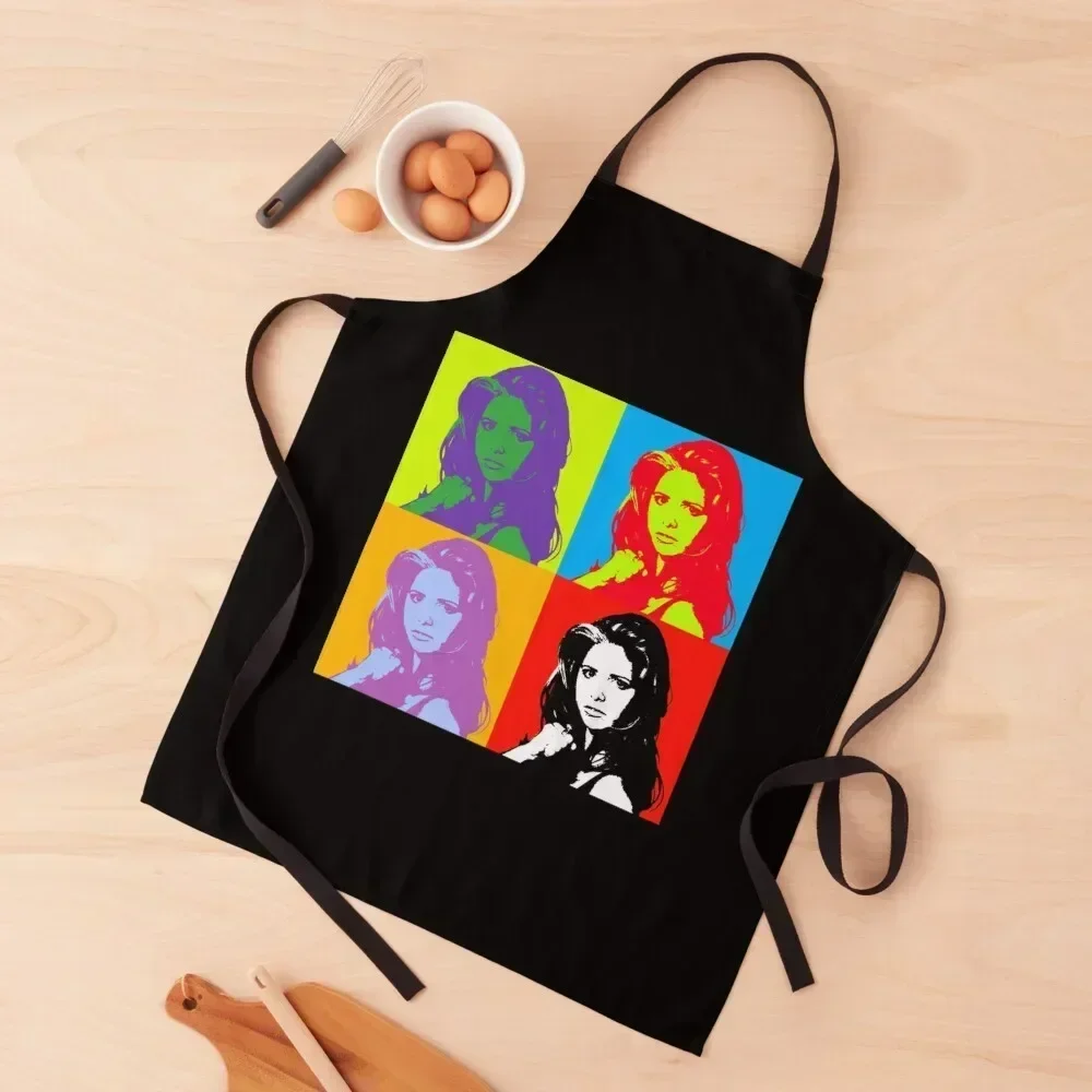 

Pop Buffy Summers Racerback Apron manicurist Customizable Woman Apron