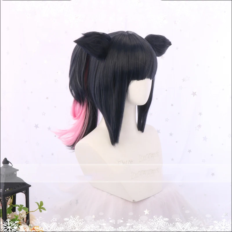 

Game Arknights Black Wigs Jessica Cosplay Costumes Halloween For Anime Jessica Suits Uniform Cloth Shoes Tail socking Gifts