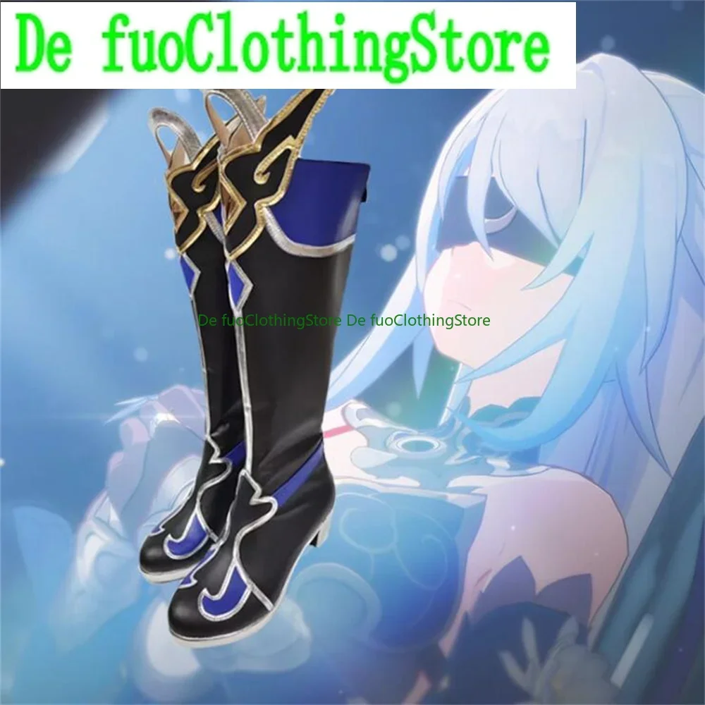 JingLiu Jing Liu Honkai Star Rail Honkai Impact Buty do Cosplayu Gra Anime Halloween Boże Narodzenie DefuoClothing Sklep z Obuwnicą