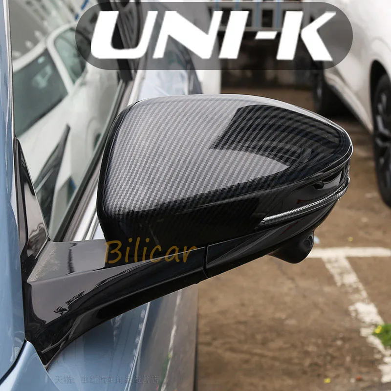 

Side Wing Rearview Mirror Cover Cap for Changan UNI-K UNIK UNI K 2023 2022 2024 2021 Carbon Black High Quality Types