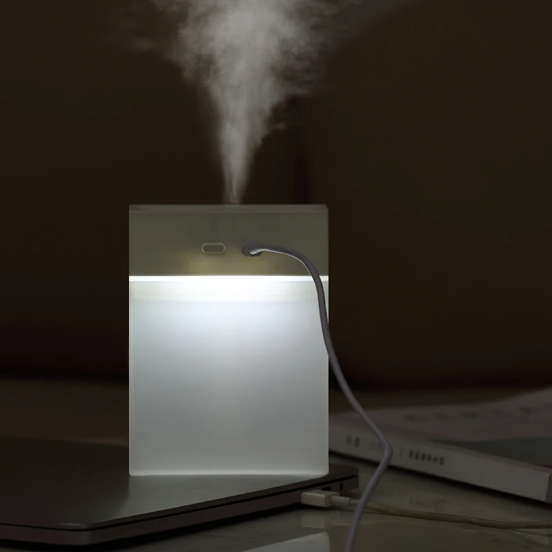 Air Humidifier Car Aroma Diffuser 280ML Air Humidifier Purifier Essential Oil Diffuser for Home Office with USB Night Light