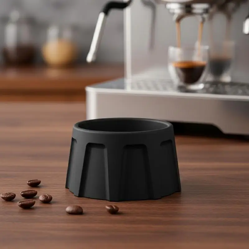 Portafilter Holder Organizer Compatible with Espresso Machine 58mm Tamping Station for Home Cafe Barista Coffee Tools