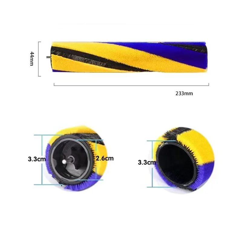 Soft Roller Brush For Dyson V12 Detect Slim V15 Detect Slim V8 Slim V10 Slim Vacuum Cleaner Replacement Rolling Brush Parts