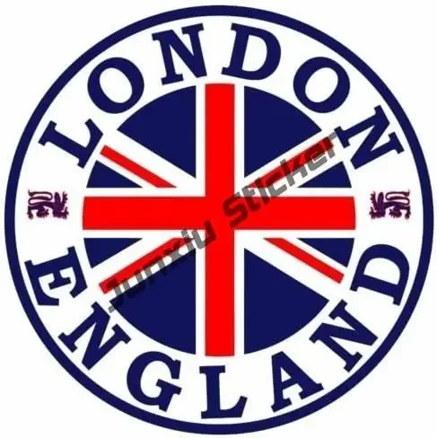 London England United Kingdom GB Vinyl Decals Bumper Stickers GB Accessories for Car Pickup National Flag Glue Sticker KK10cm